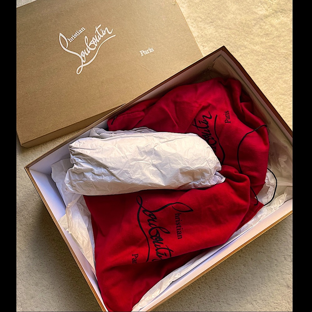 Christian Louboutin Heels- worn once!